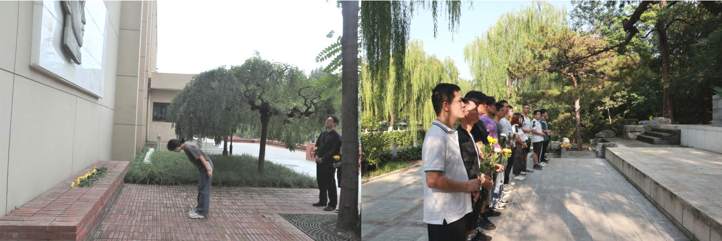 20230918-beat365中文官方网站博士生讲师团举行纪念“九·一八”事变现场宣讲活动-校研团-同学们为英烈献花.png