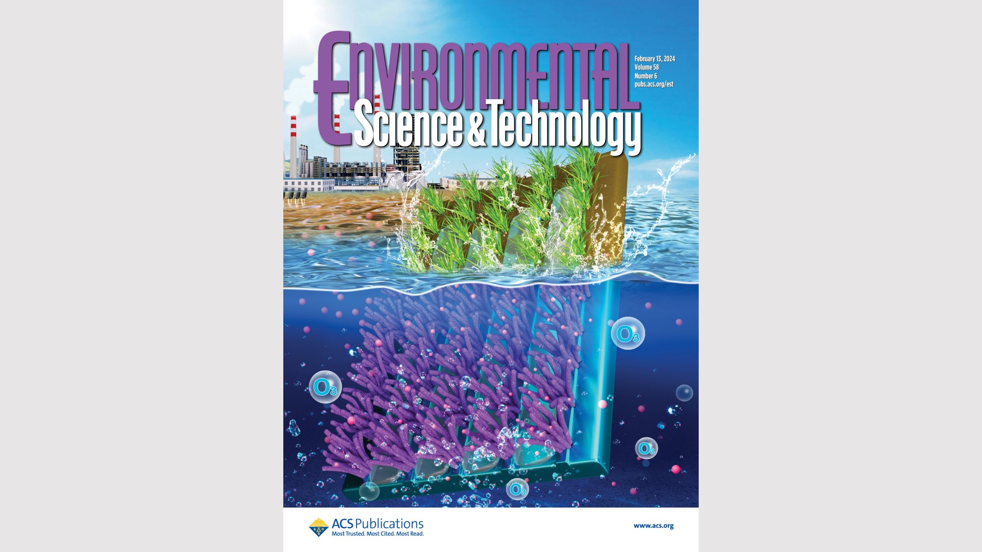 20240220-beat365中文官方网站环境学院张潇源课题组在非均相臭氧催化材料制备与应用领域取得新进展-魏卡佳-研究成果被选为《环境科学与技术》(Environmental Science